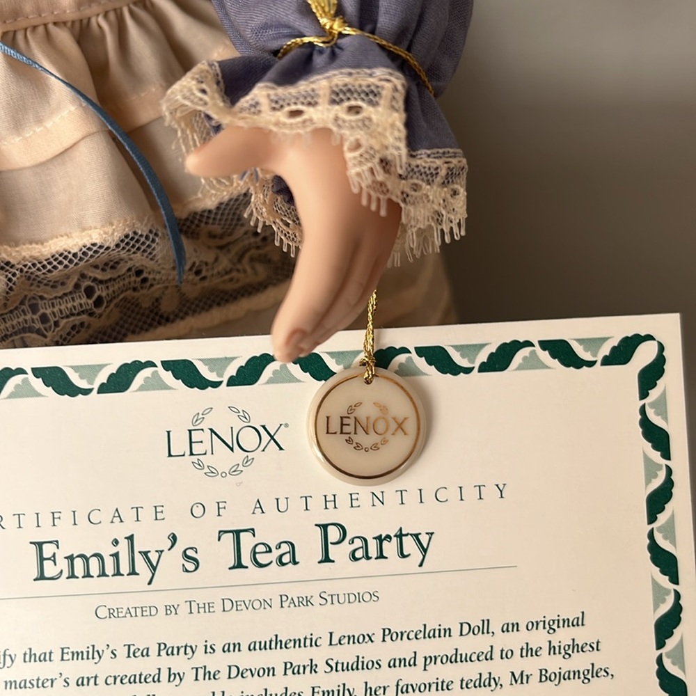 Lenox Porcelain Doll-Emily - Picture 4 of 9